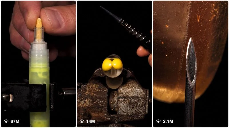 MACRO OBJECT INTERACTION / DESTRUCTION ASMR