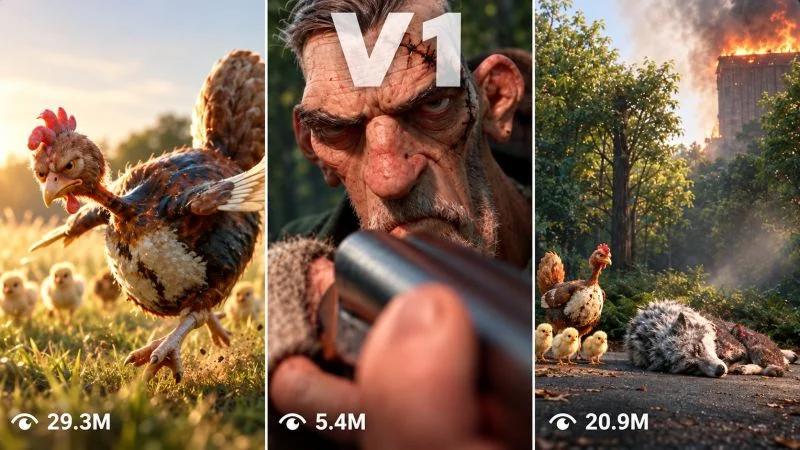 30SEC USA TOP VIRAL 3DCARTOON Cosmic Clucks v1