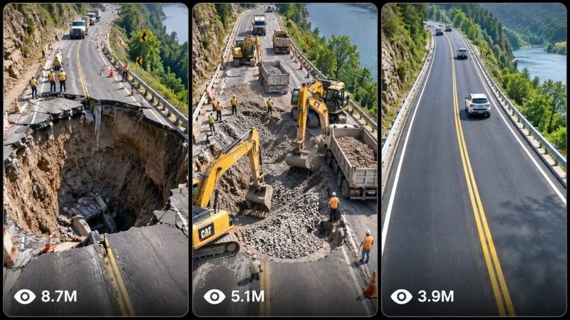 30 Sec ULTRA VIRAL INFRASTRUCTURE DISASTER & RECONSTRUCTION VIDEO ENGINE
