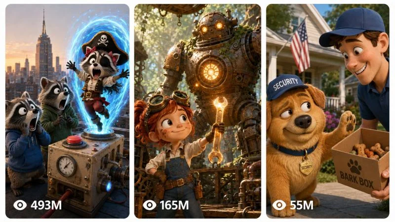 30-SECOND 3D PIXAR STYLE ANIMATION VIDEO