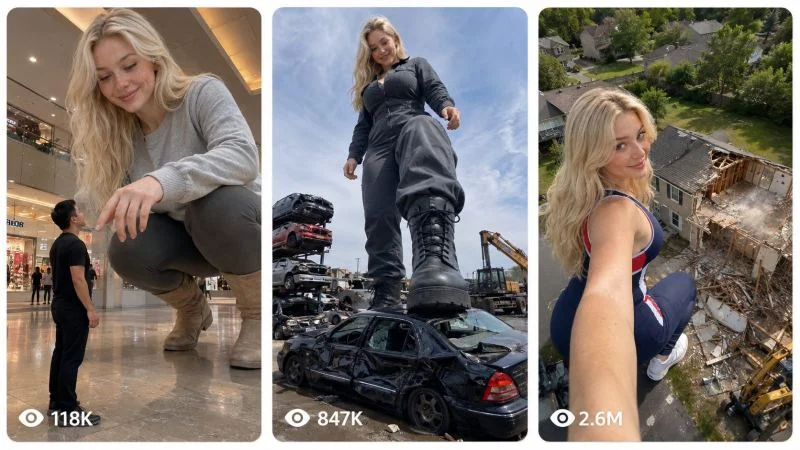 30-FOOT GIANTESS LIFESTYLE COMEDY