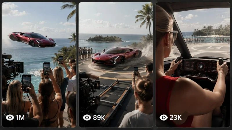 FUTURISTIC LUXURY HYPERCAR ARRIVAL