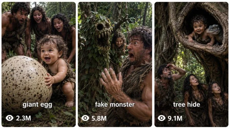 30SEC. PREHISTORIC FAMILY HOLLYWOOD COMEDY-ADVENTURE