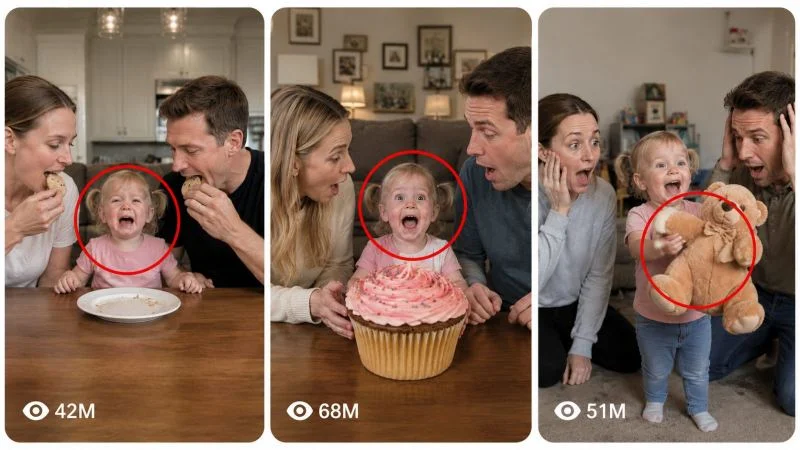 30 sec TODDLER + PARENTS VIRAL FAMILY MICRO-DRAMA