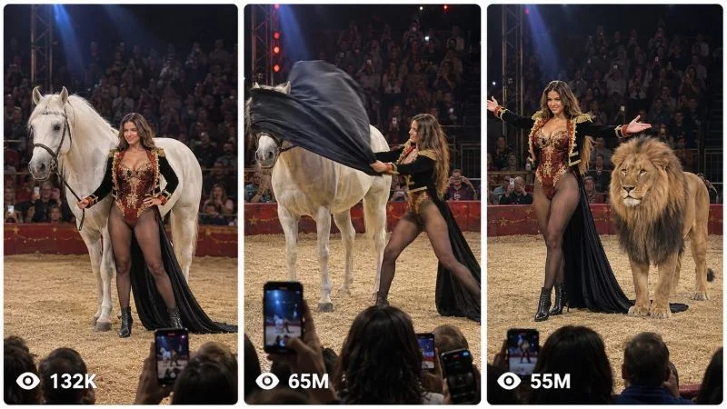 CIRCUS MAGIC & IMPOSSIBLE ANIMAL PERFORMANCE