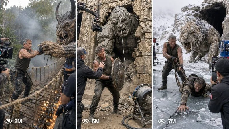 30SEC Sylvester Stallone BTS