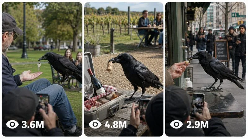 INTELLIGENT CROW